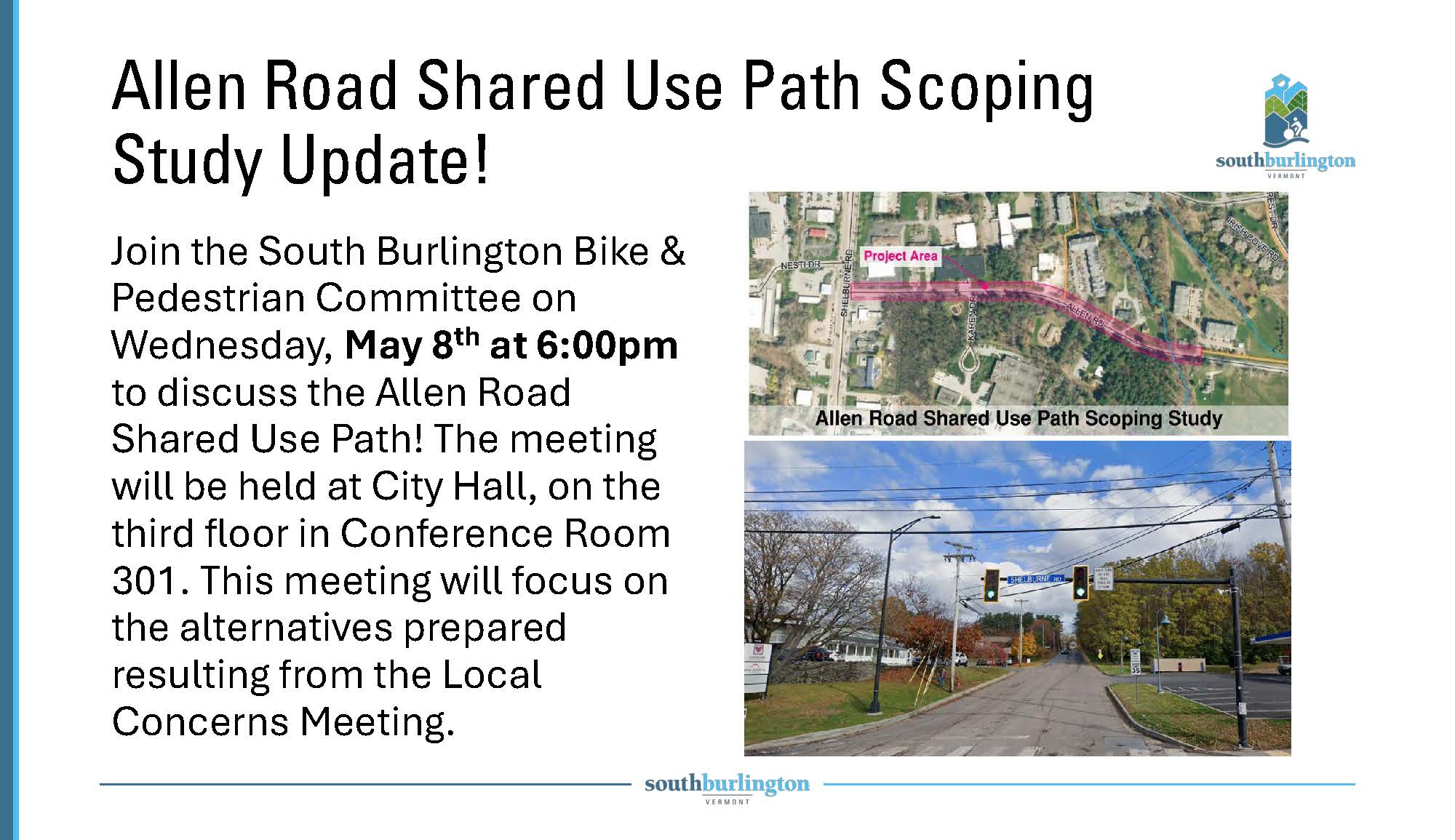 Allen Road Shared Use Path Flyer